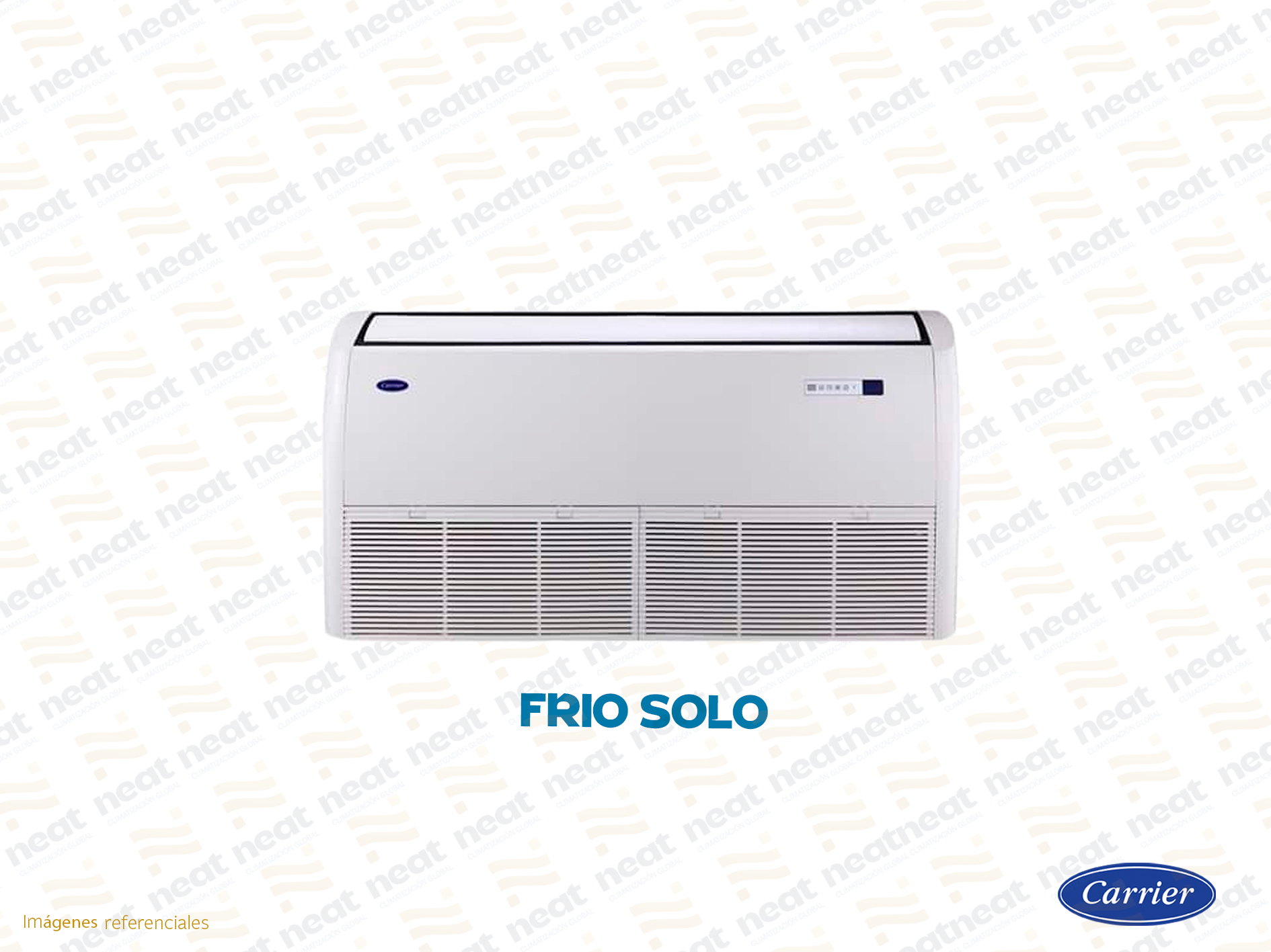 AIRE ACONDICIONADO SPLIT PISO TECHO FRIO SOLO INVERTER CARRIER