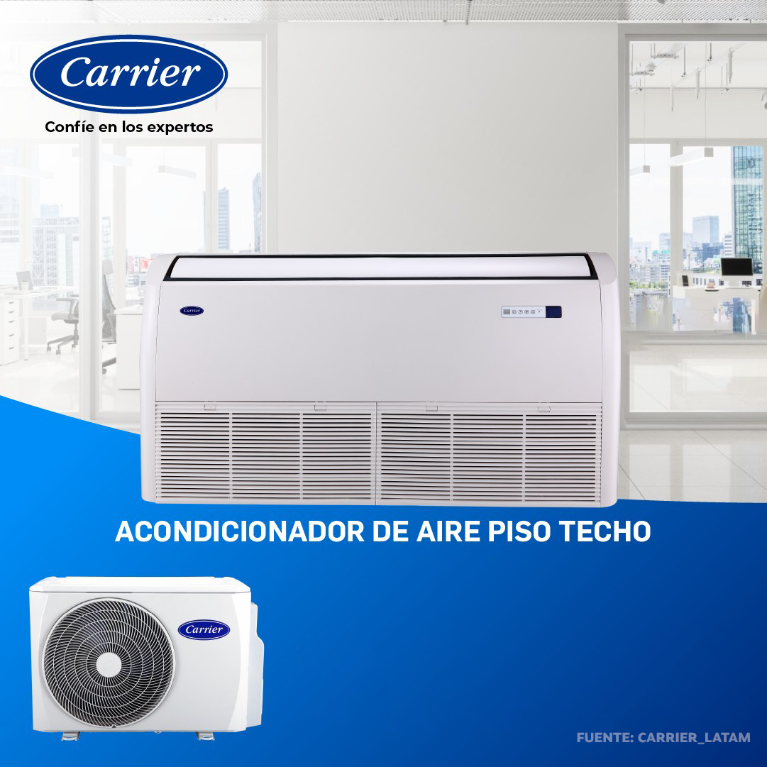 AIRE ACONDICIONADO SPLIT PISO TECHO FRIO SOLO INVERTER CARRIER - Imagen 3