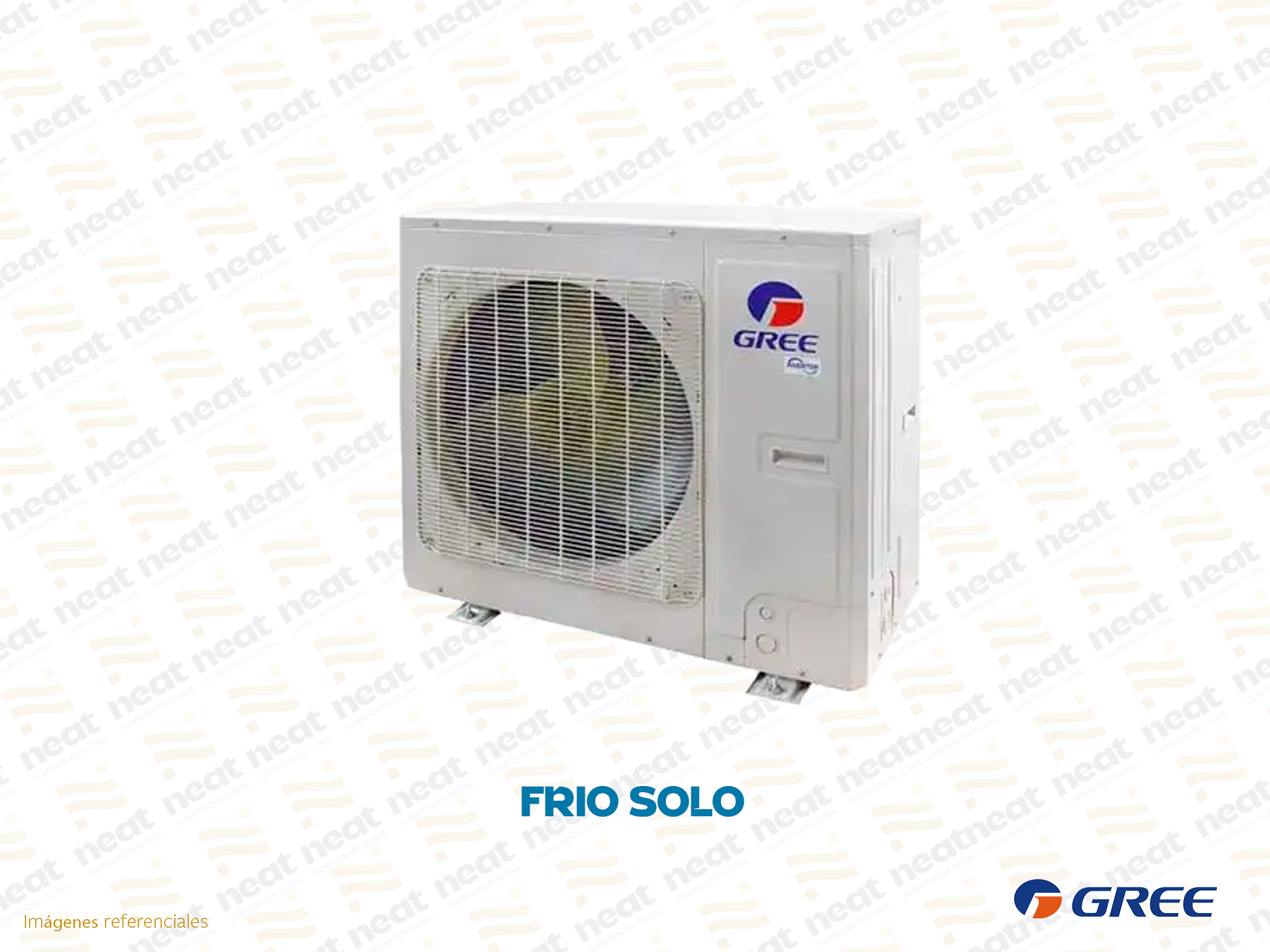 AIRE ACONDICIONADO CASSETTE FRIO SOLO INVERTER GREE - Imagen 2