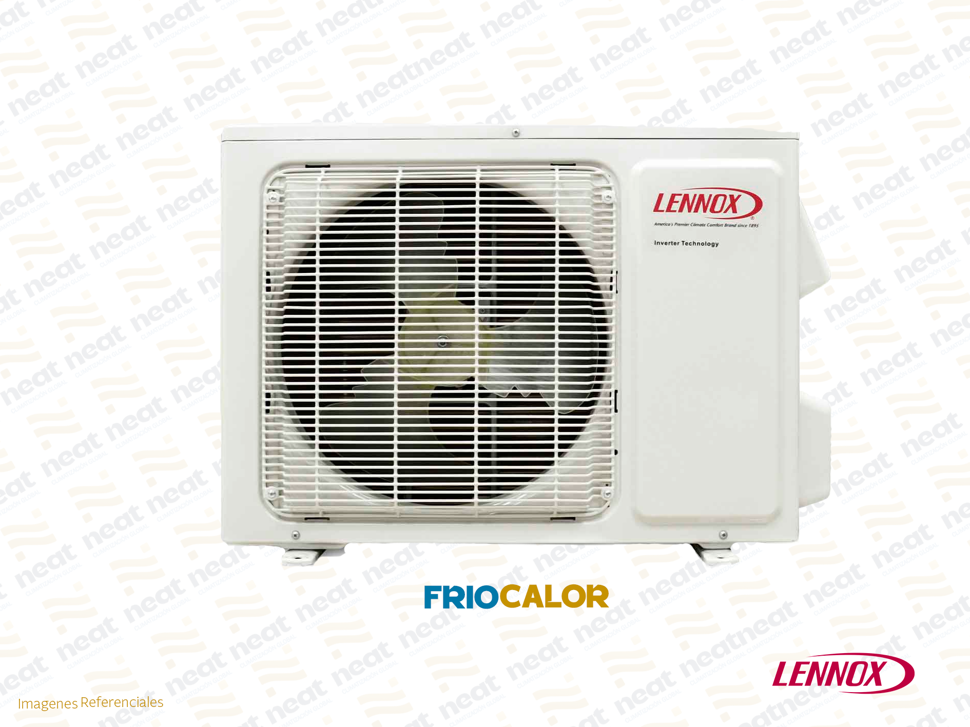 AIRE ACONDICIONADO SPLIT PARED INVERTER FRIO CALOR LENNOX 12 000 BTU/HR - Imagen 2