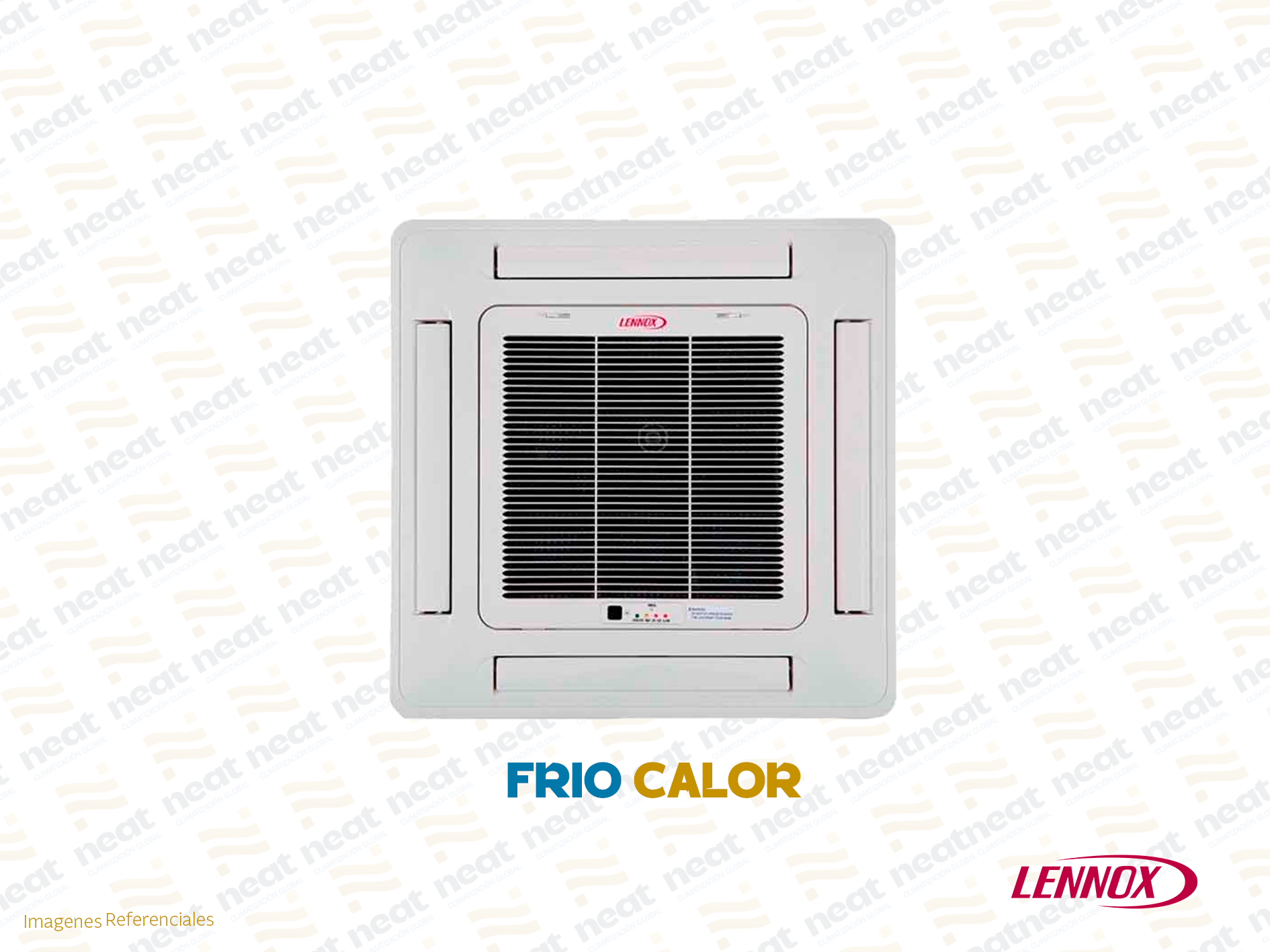 AIRE ACONDICIONADO CASSETTE FRIO CALOR INVERTER LENNOX