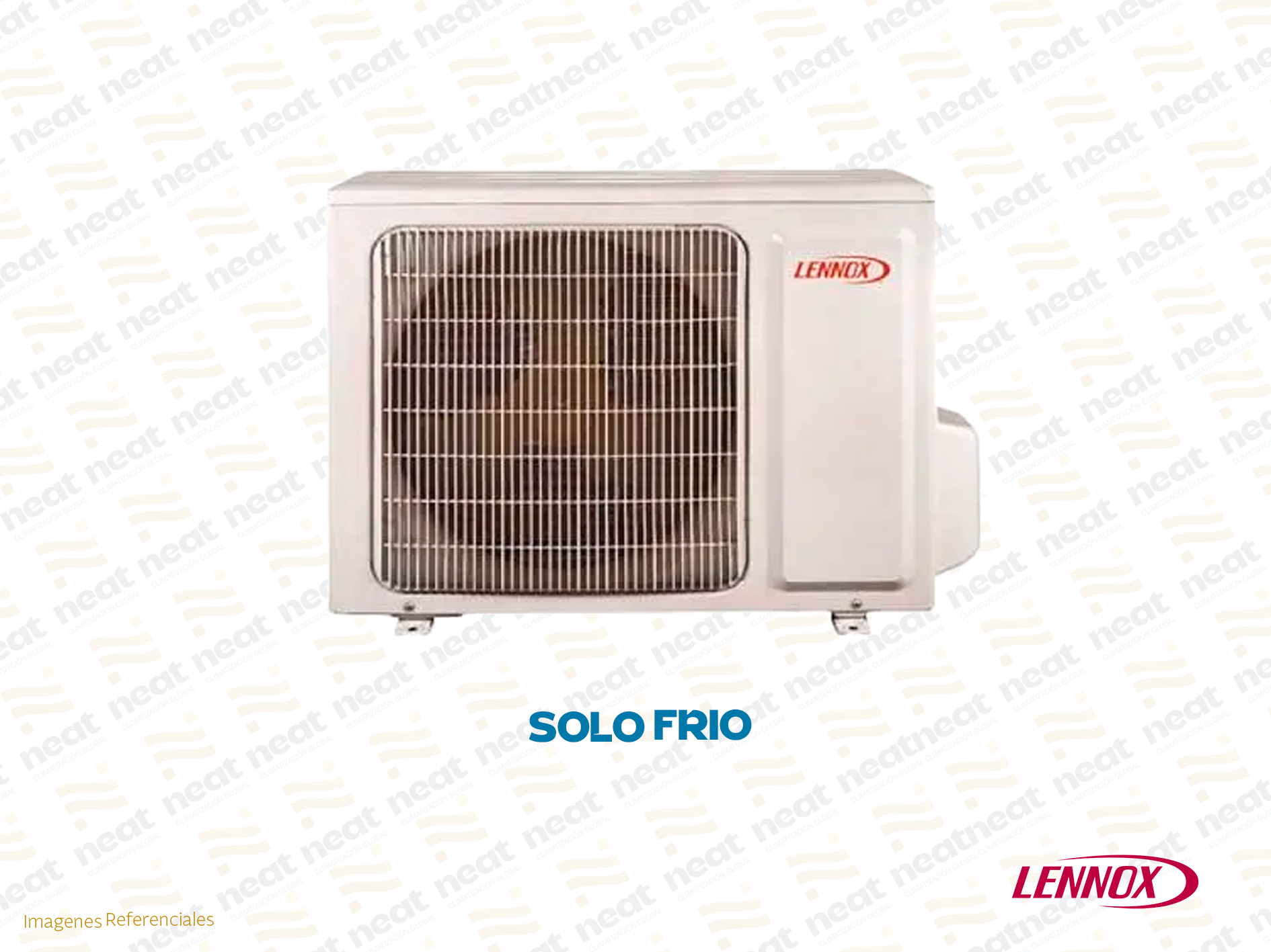 AIRE ACONDICIONADO SPLIT PARED INVERTER FRIO SOLO LENNOX 18 000 BTU/HR - Imagen 2