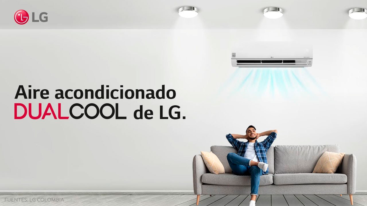 AIRE ACONDICIONADO SPLIT PARED DUALCOOL INVERTER FRIO SOLO LG 24 000 BTU/HR - Imagen 3