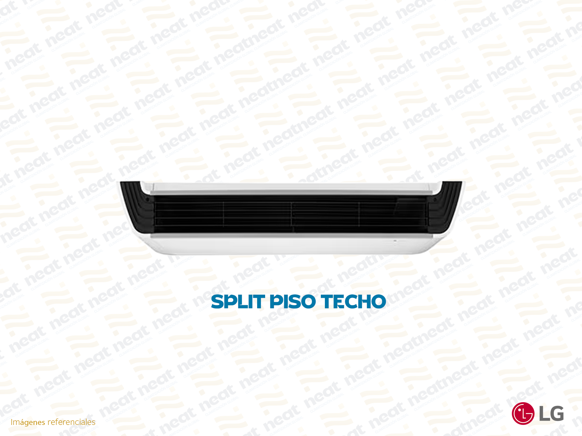 AIRE ACONDICIONADO SPLIT PISO TECHO FRIO SOLO INVERTER LG