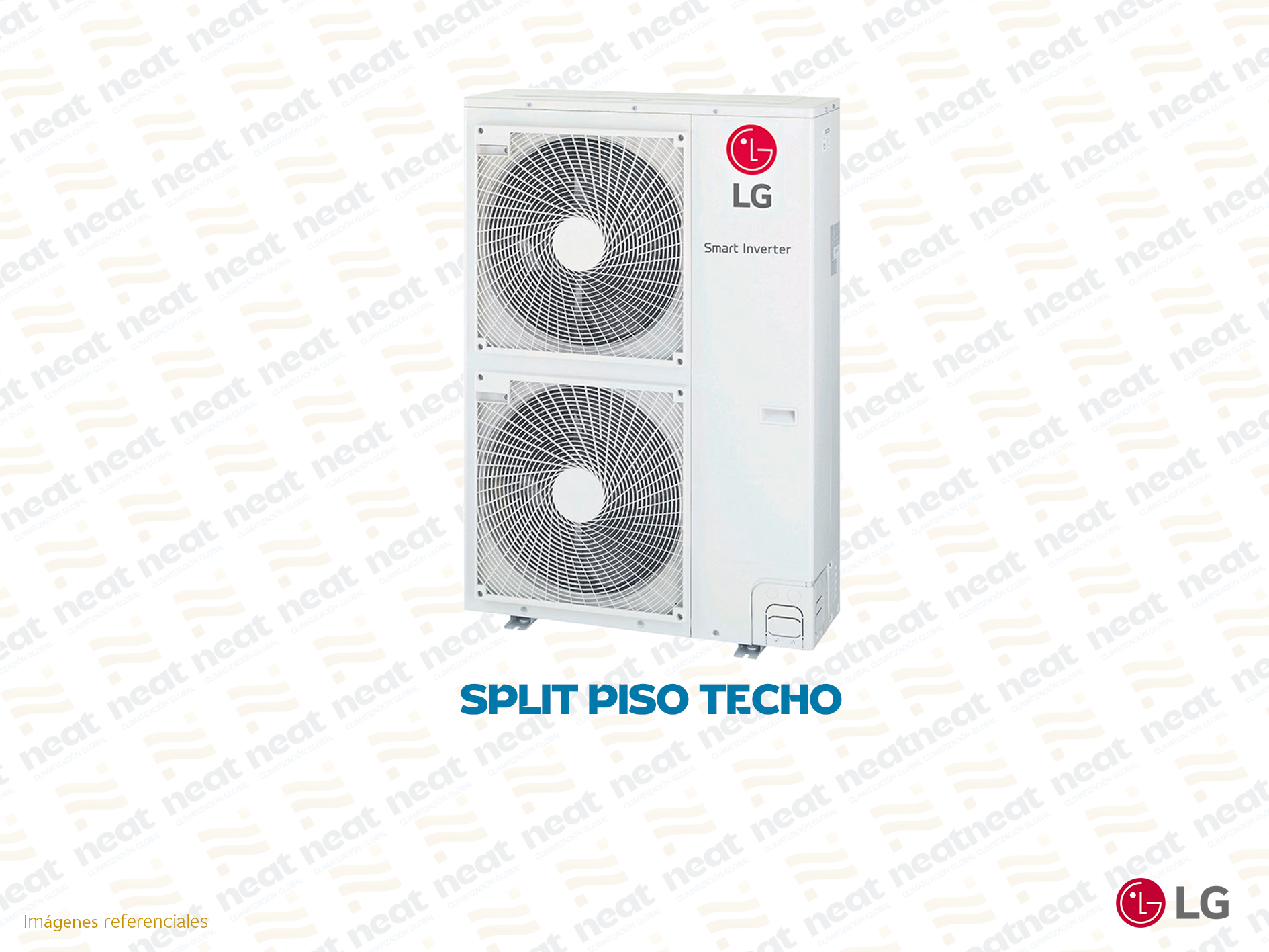 AIRE ACONDICIONADO SPLIT PISO TECHO FRIO SOLO INVERTER LG - Imagen 2
