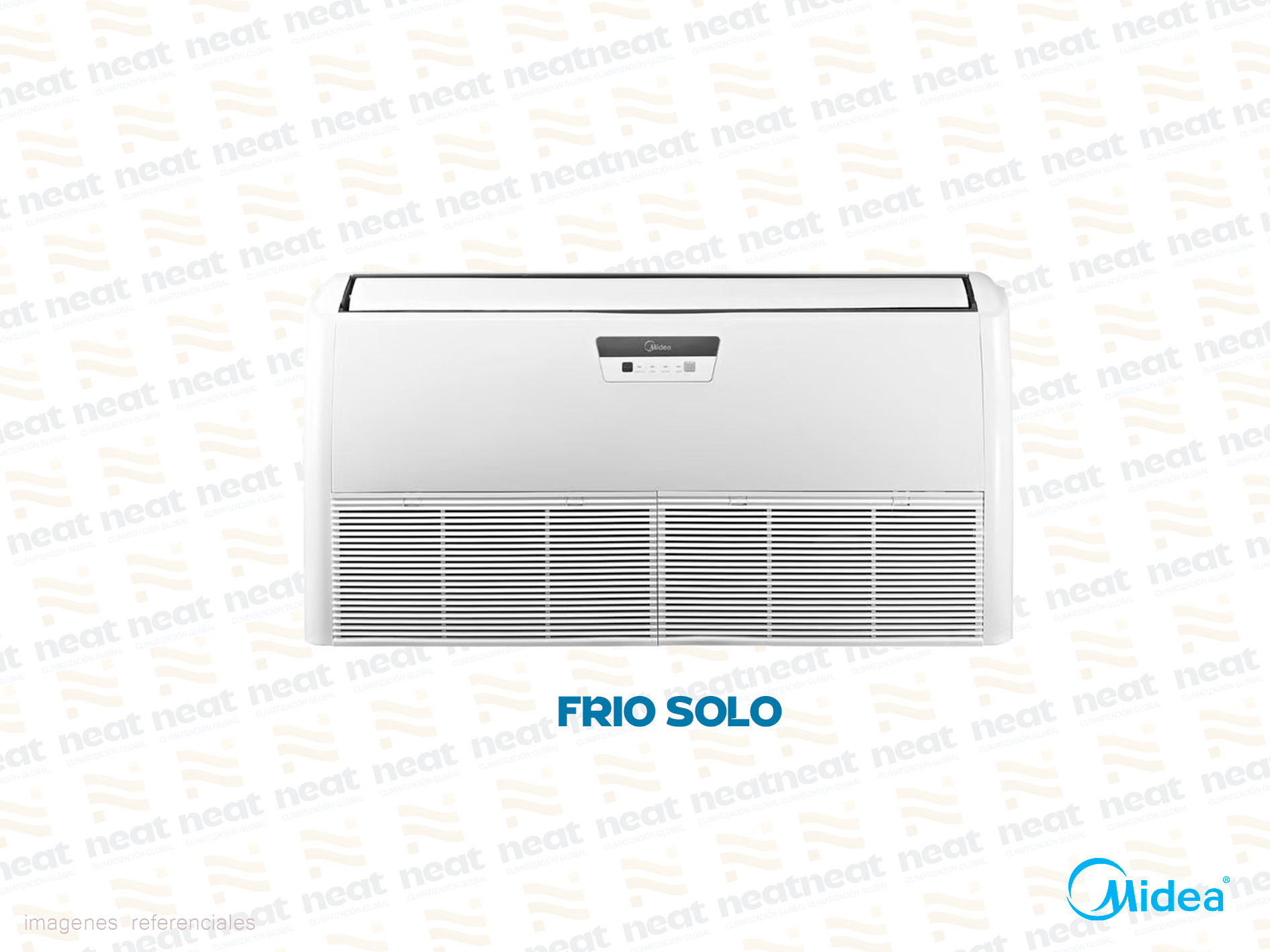AIRE ACONDICIONADO SPLIT PISO TECHO FRIO SOLO INVERTER MIDEA