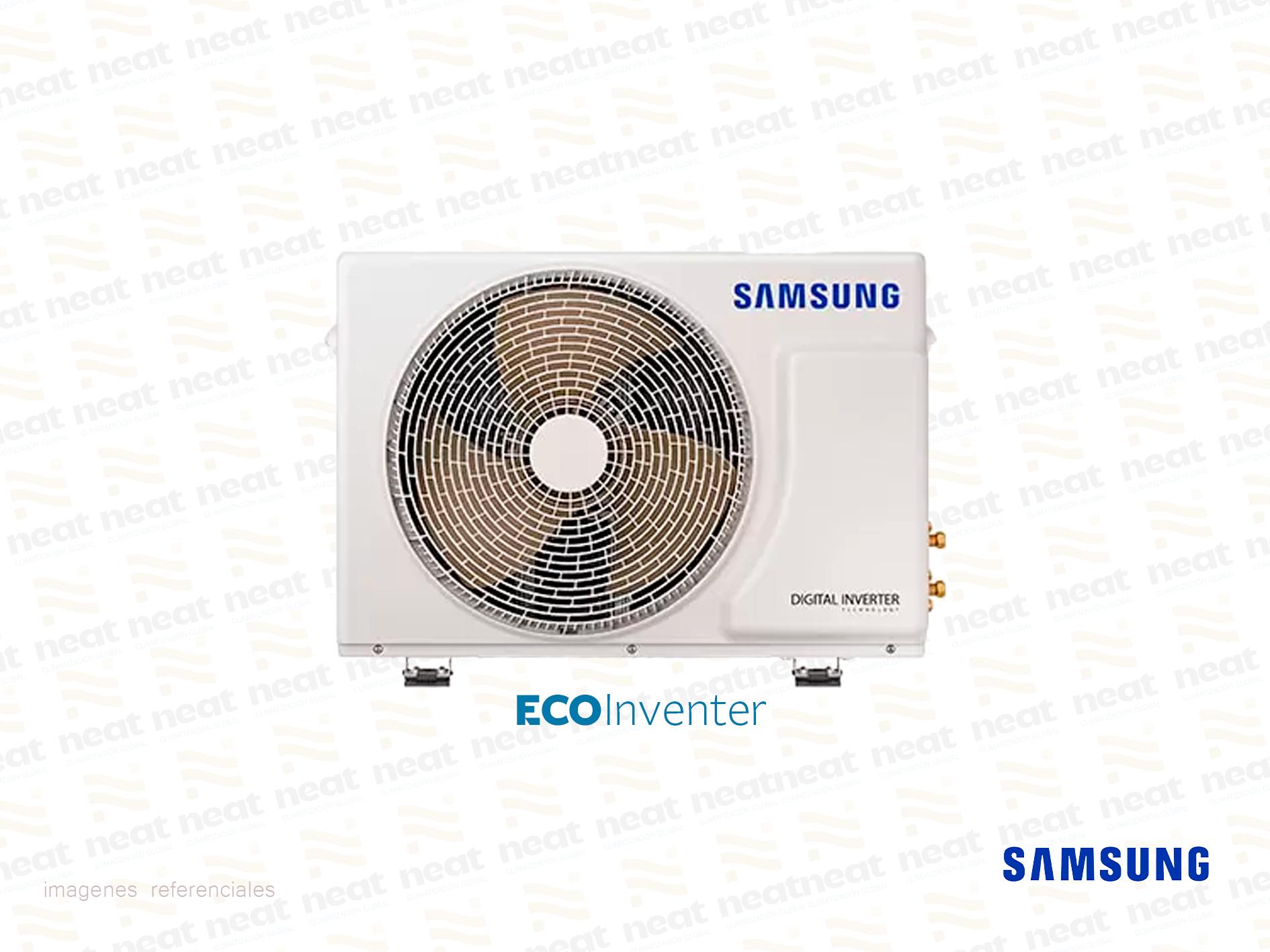 AIRE ACONDICIONADO SPLIT PARED ECO INVERTER FRIO SOLO SAMSUNG 12 000 BTU/HR - Imagen 2