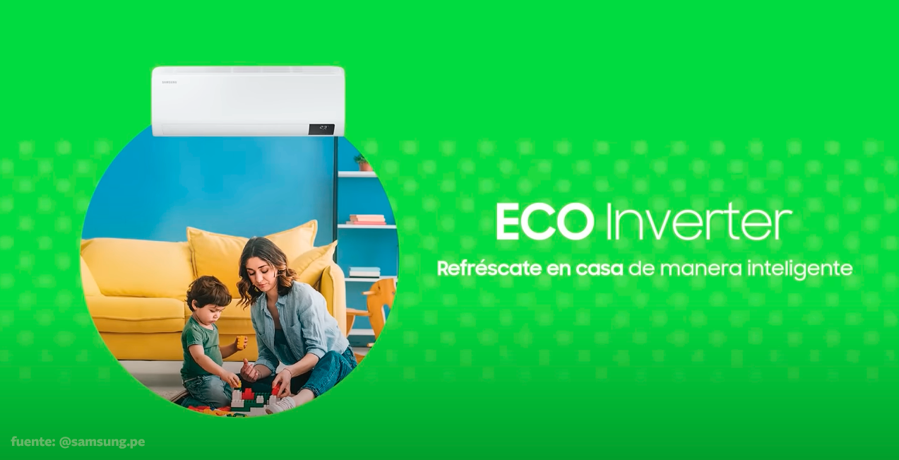 AIRE ACONDICIONADO SPLIT PARED ECO INVERTER FRIO SOLO SAMSUNG 12 000 BTU/HR - Imagen 4