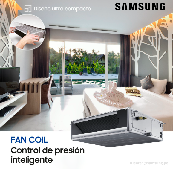 AIRE ACONDICIONADO FANCOIL FRIO SOLO INVERTER SAMSUNG - Imagen 3