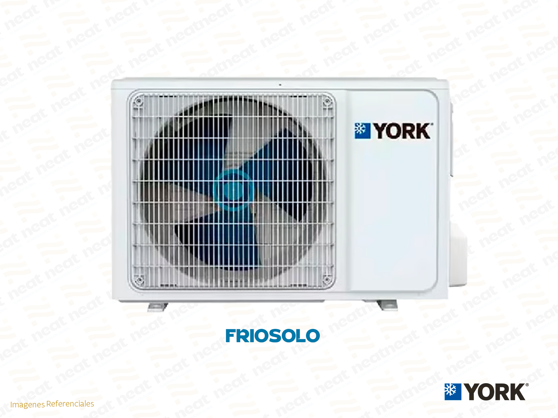 AIRE ACONDICIONADO SPLIT PARED INVERTER FRIO SOLO YORK 12 000 BTU/HR - Imagen 2