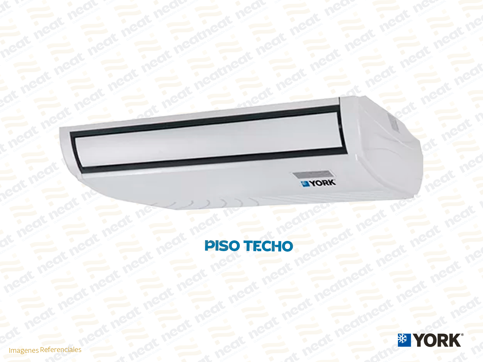 AIRE ACONDICIONADO SPLIT PISO TECHO FRIO SOLO INVERTER YORK
