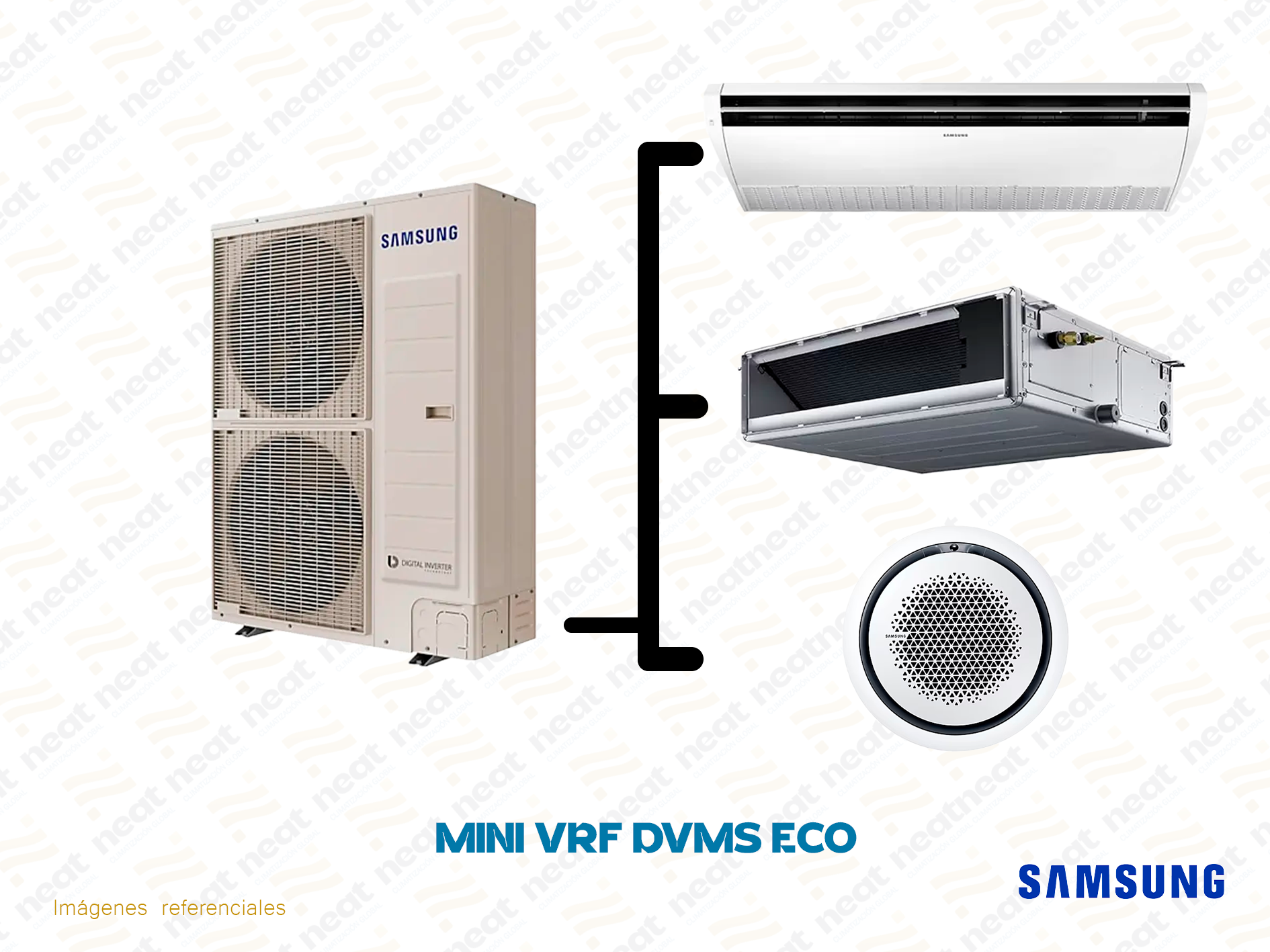 AIRE ACONDICIONADO MINI VRF DVMS ECO SAMSUNG