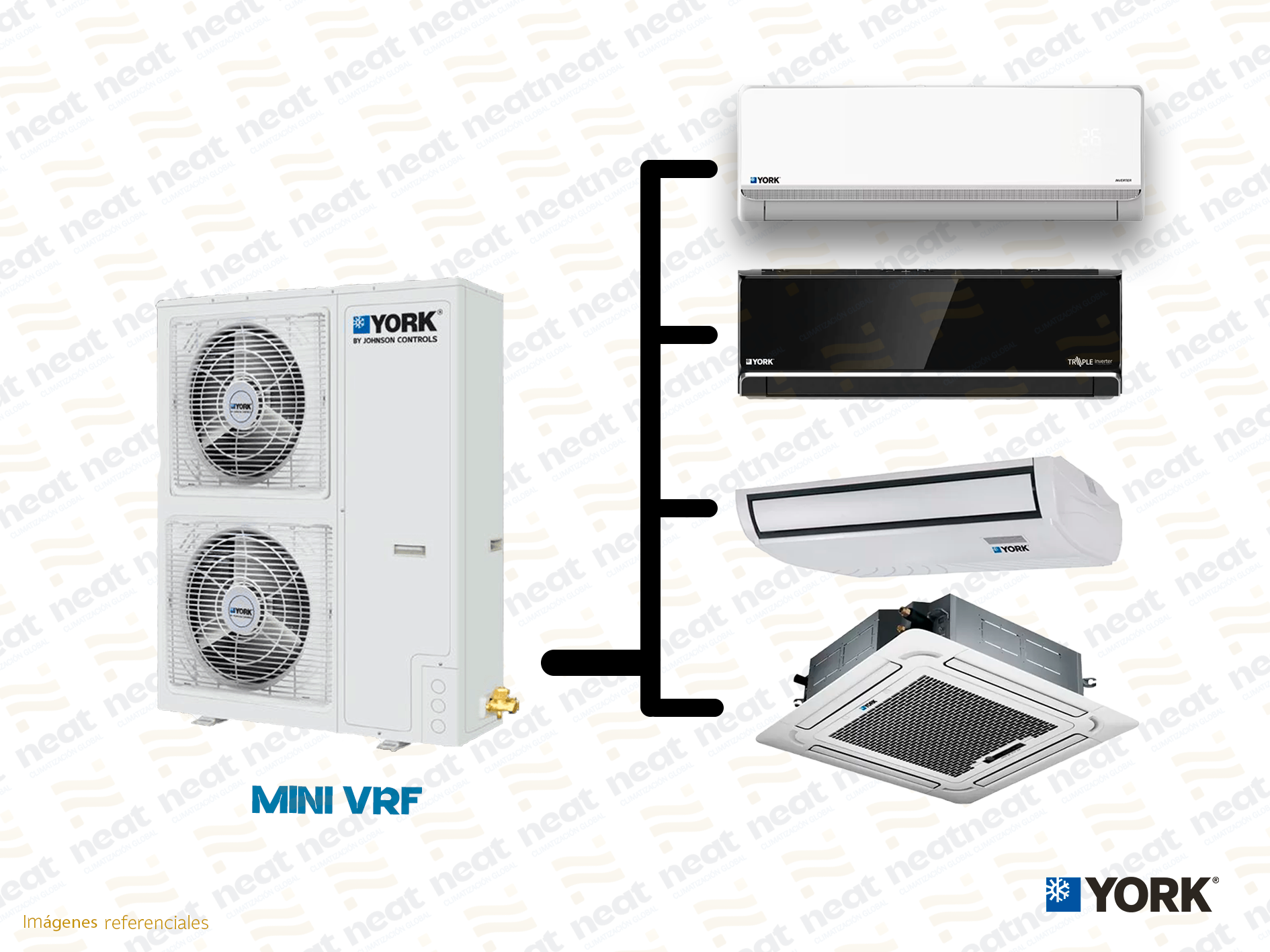 AIRE ACONDICIONADO MINI VRF YORK