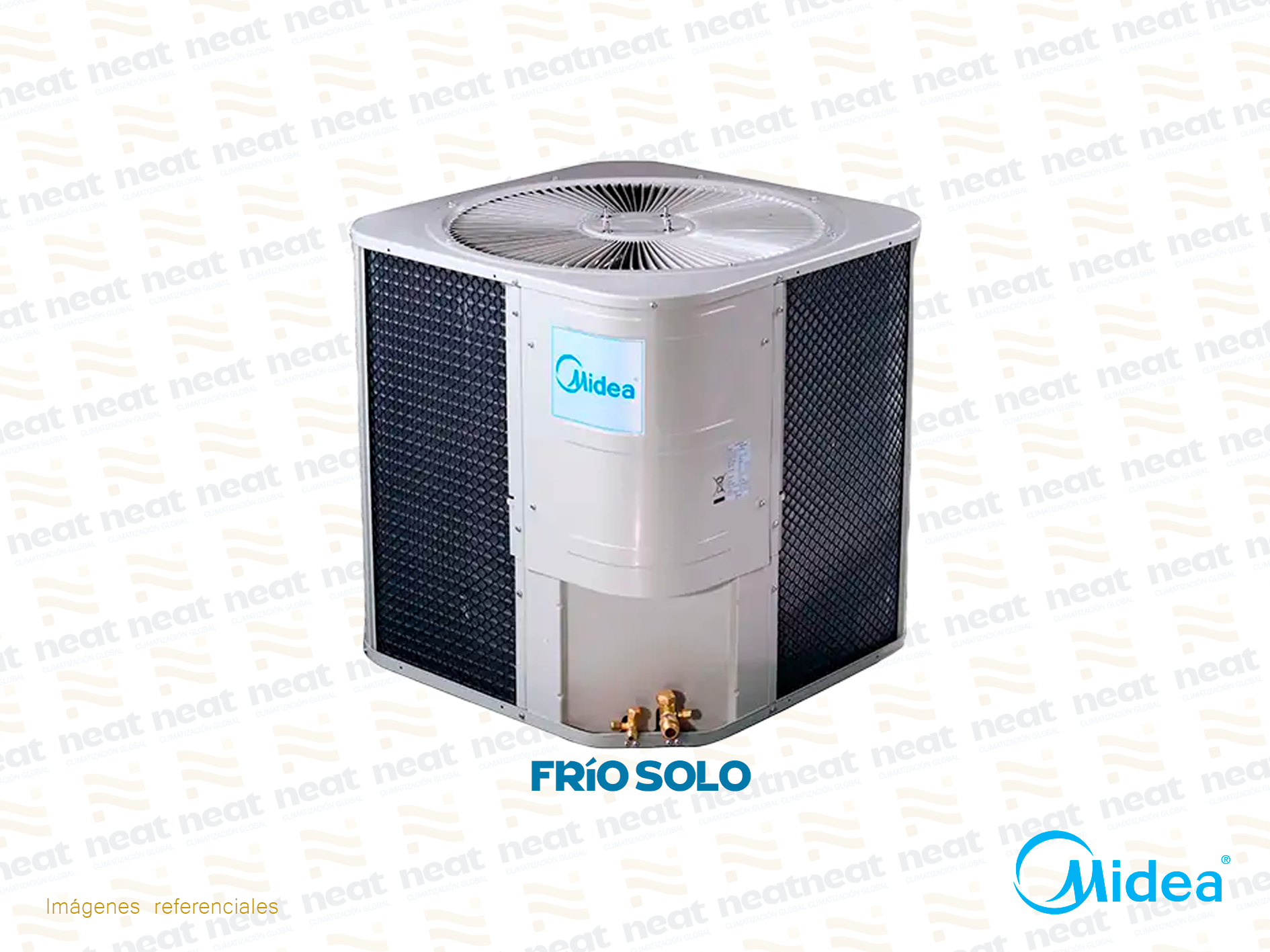 AIRE ACONDICIONADO CASSETTE FRIO SOLO ON OFF MIDEA - Imagen 2