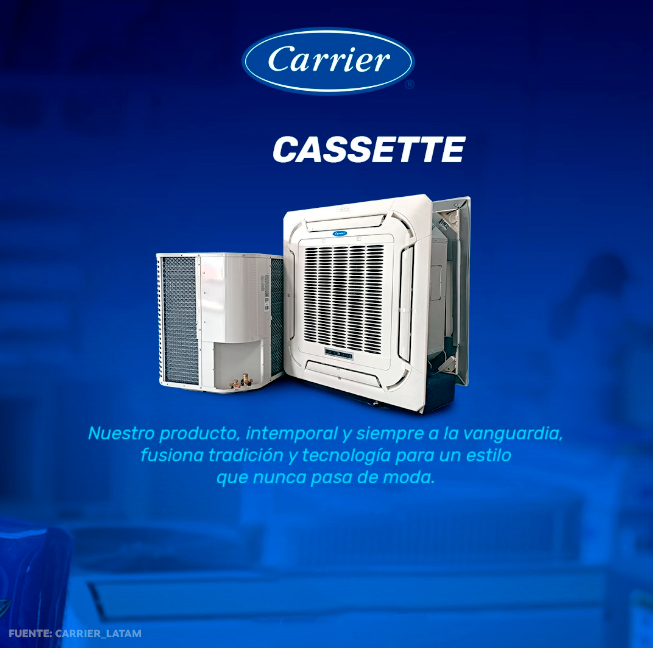 AIRE ACONDICIONADO CASSETTE FRIO SOLO ON OFF CARRIER - Imagen 3