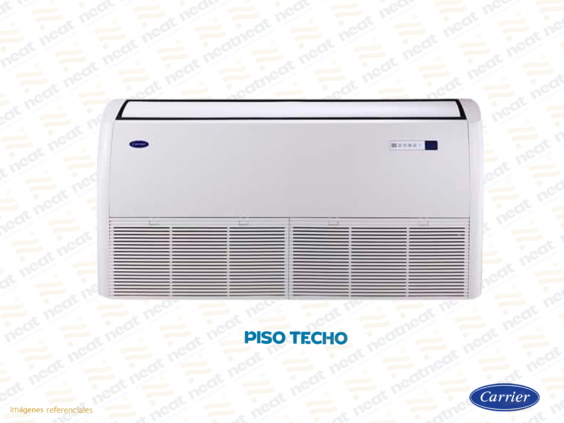 AIRE ACONDICIONADO SPLIT PISO TECHO FRIO SOLO ON OFF CARRIER