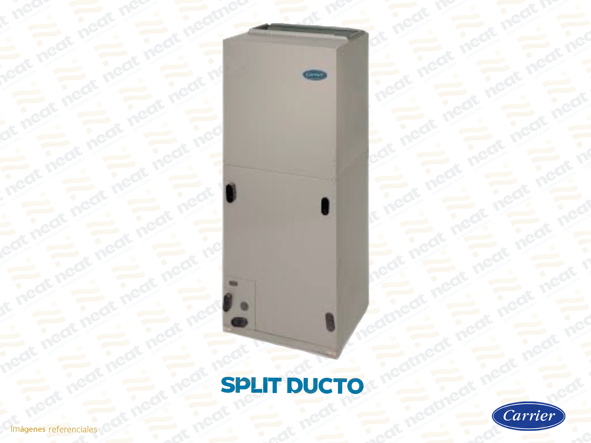 AIRE ACONDICIONADO SPLIT DUCTO FRIO SOLO ON OFF CARRIER