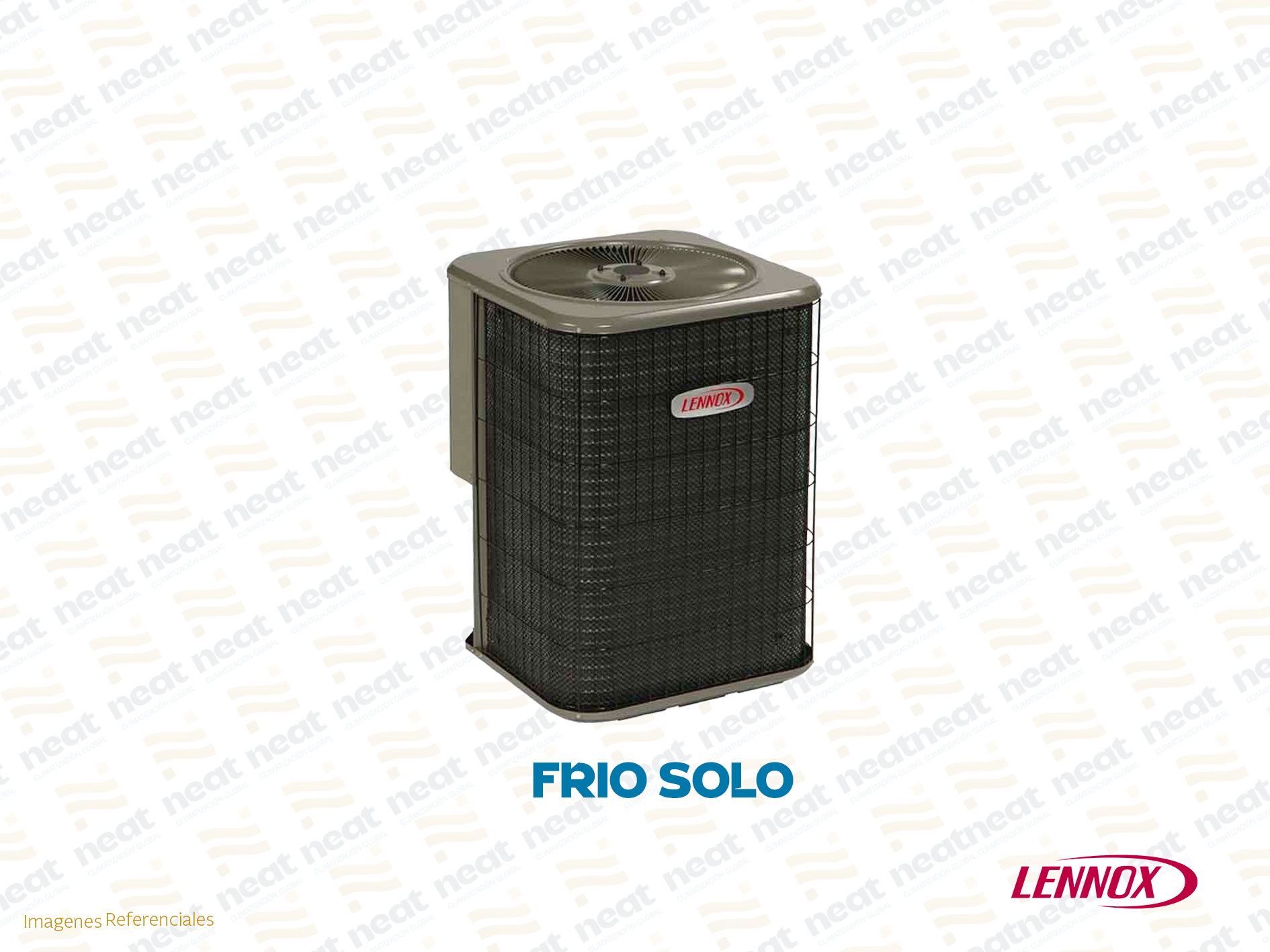 AIRE ACONDICIONADO SPLIT DUCTO FRIO SOLO ON OFF LENNOX - Imagen 2