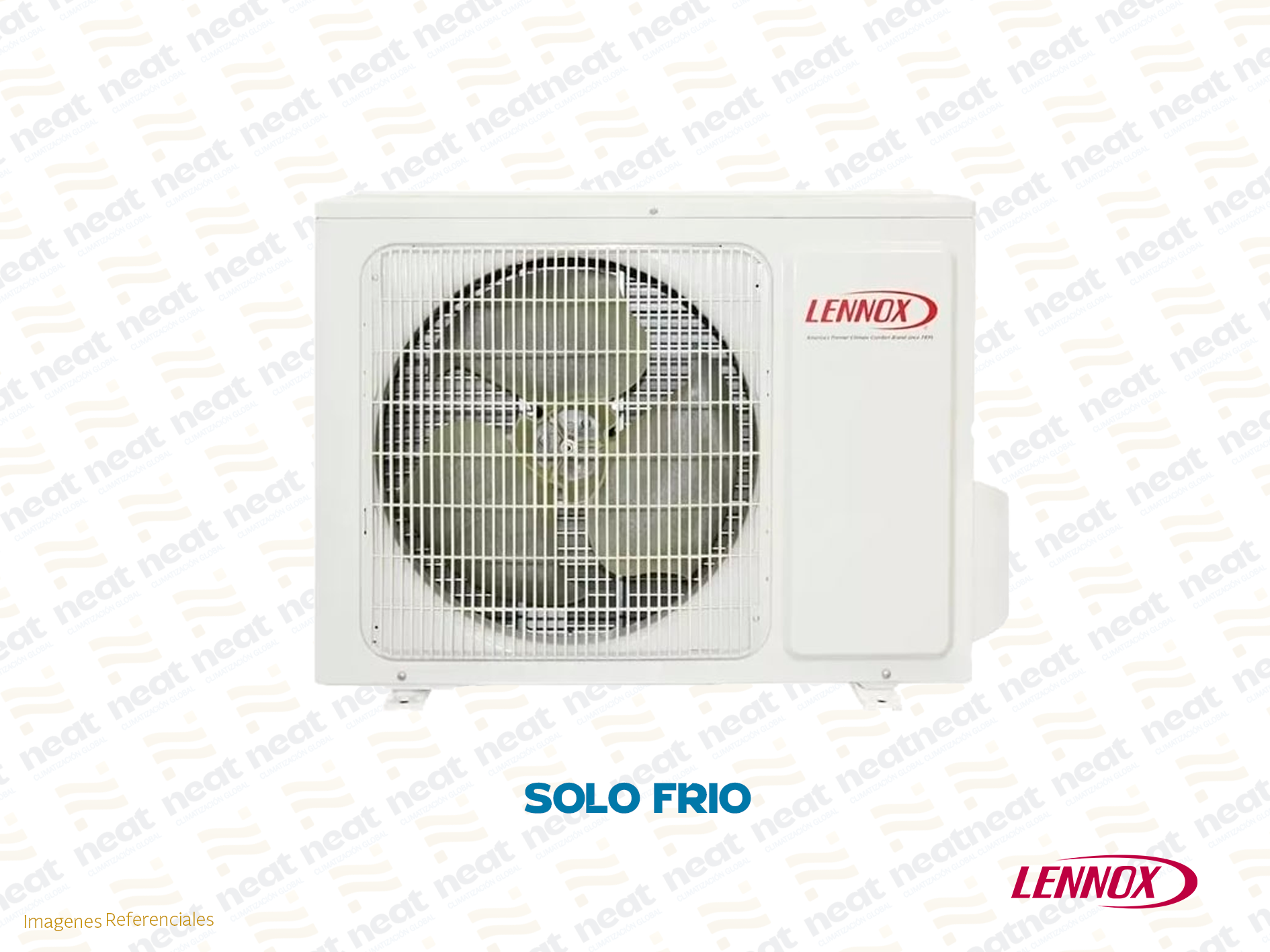 Aire Acondicionado Split Pared Frio Solo ON OFF LENNOX 18 000 BTU/HR - Imagen 2