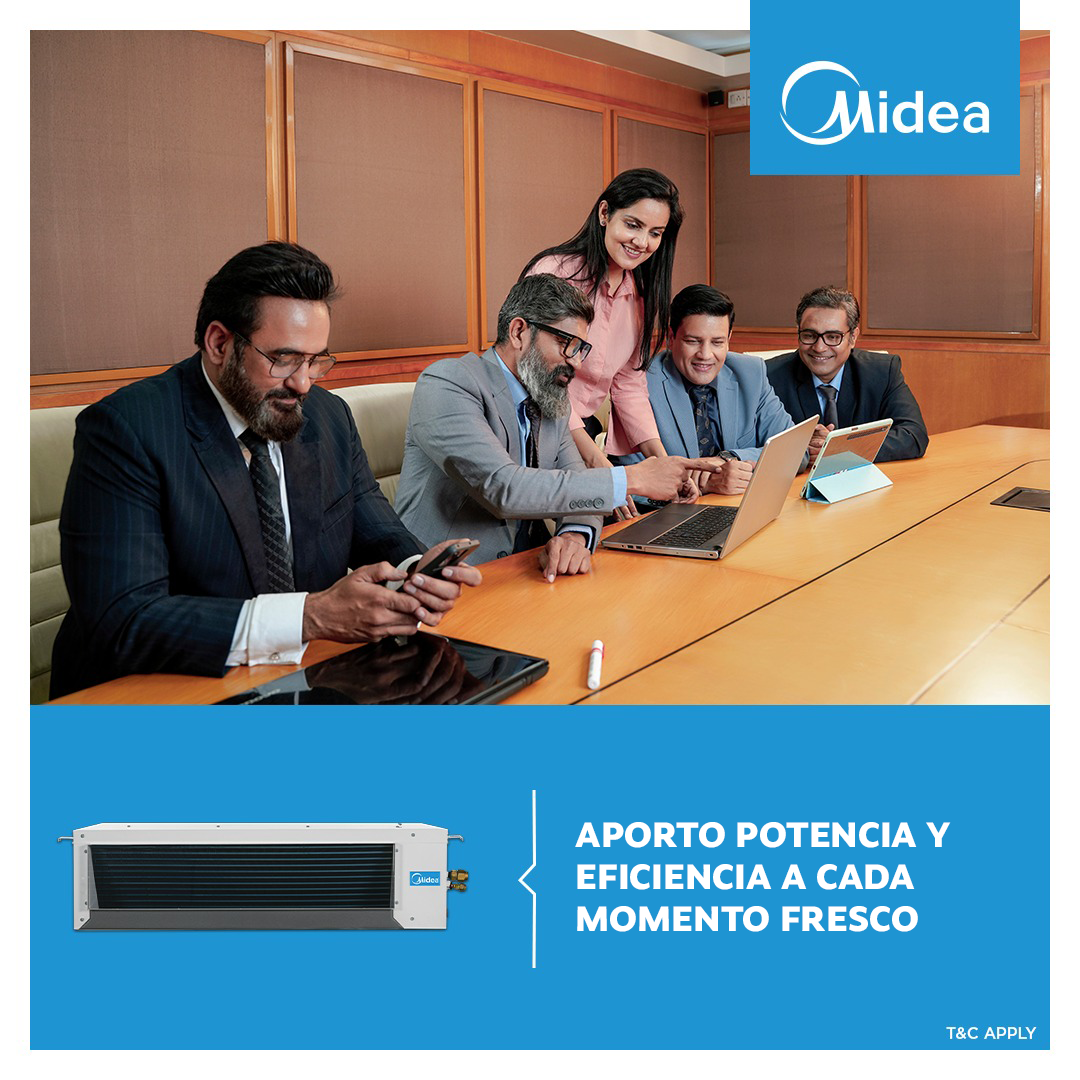 AIRE ACONDICIONADO FANCOIL FRIO SOLO ON OFF MIDEA - Imagen 3