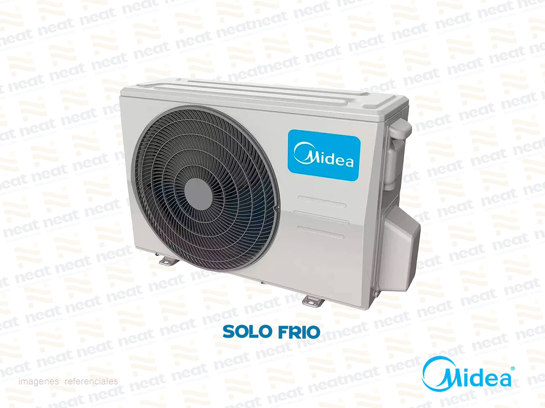 Aire Acondicionado Split Pared Frio Solo ON OFF MIDEA 12 000 BTU/HR - Imagen 2
