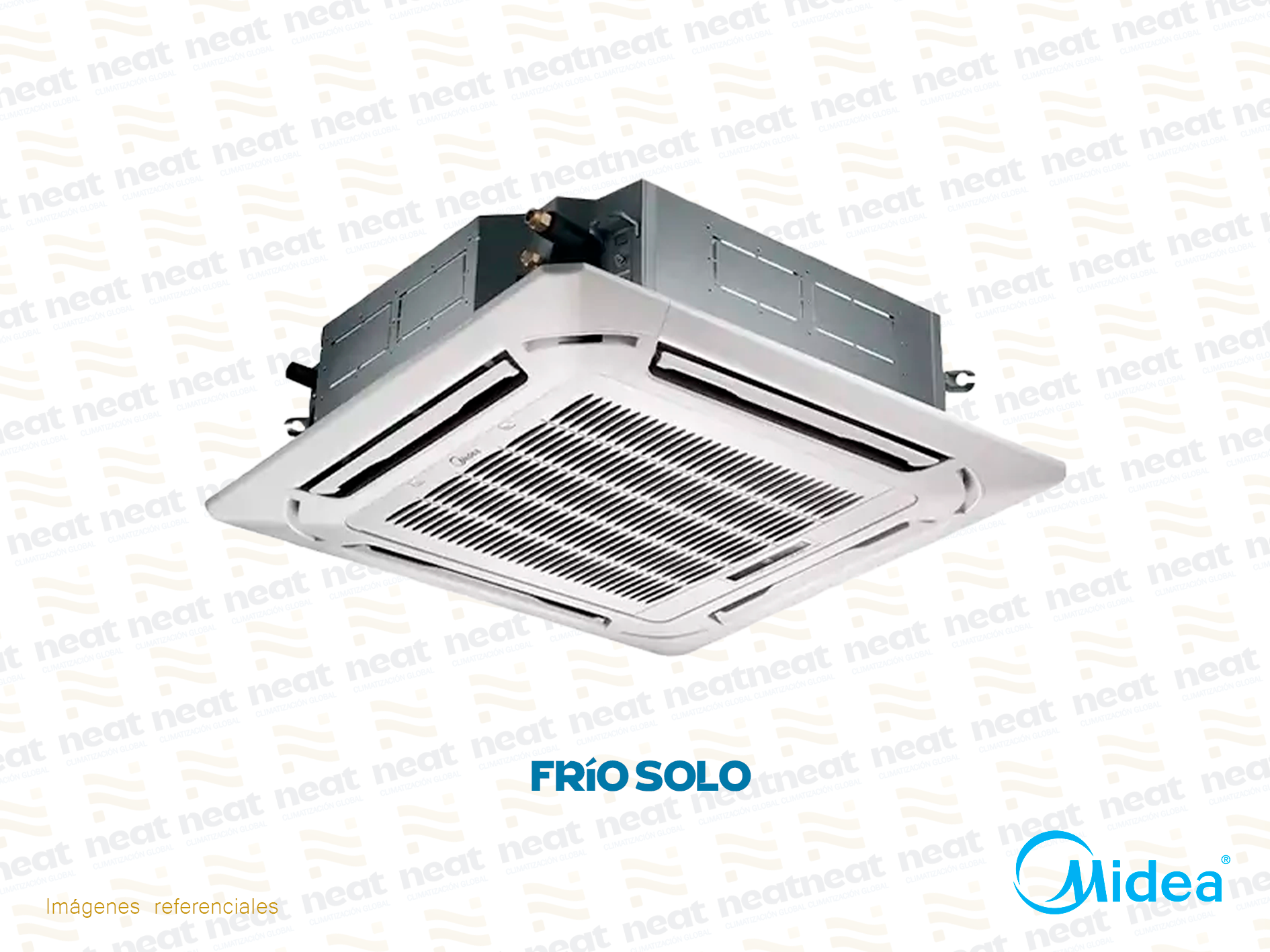 AIRE ACONDICIONADO CASSETTE FRIO SOLO ON OFF MIDEA