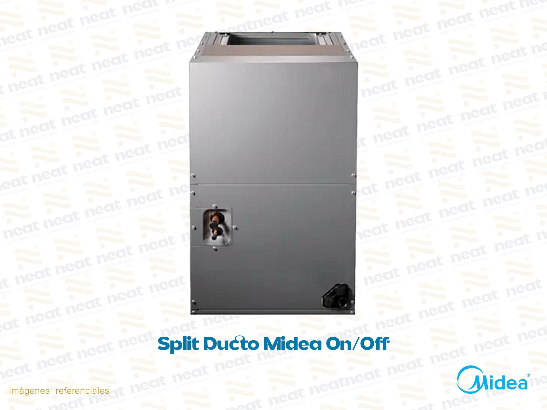 AIRE ACONDICIONADO SPLIT DUCTO FRIO SOLO ON OFF MIDEA