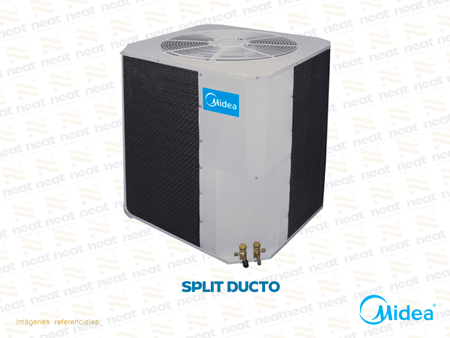 AIRE ACONDICIONADO SPLIT DUCTO FRIO SOLO ON OFF MIDEA - Imagen 2